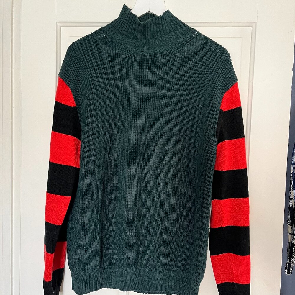 Color-Block Turtleneck - image 1